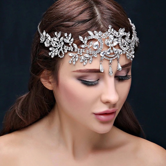Bridal Tiara Headpiece Crystal beauty Pageant main image 6